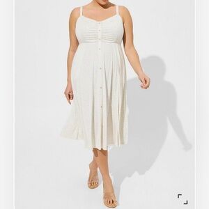 🆕NWT🔖Beautiful Torrid Super Soft Button-Front Dress - 3x